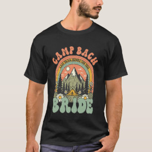 キャンプ バチェラー ブライド リトロ キャンプ バチェラー パーティー メンズ Tシャツ