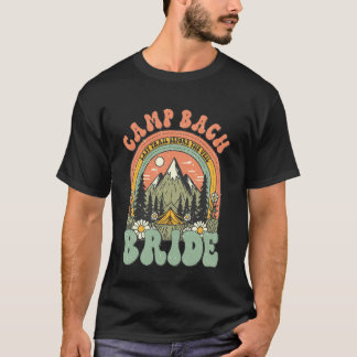 キャンプ バチェラー ブライド リトロ キャンプ バチェラー パーティー メンズ Tシャツ