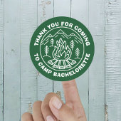 キャンプ・バチェロレッテに来てくれてありがとう ラウンドシール