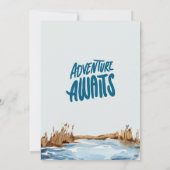 キャンプ・バチェロレッテの週末予定 招待状 (裏面)