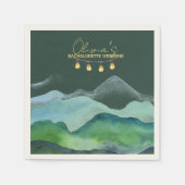 キャンプ・バチェロレッテ・ウィークエンド スタンダードカクテルナプキン (正面)