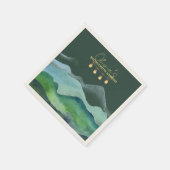 キャンプ・バチェロレッテ・ウィークエンド スタンダードカクテルナプキン (角)