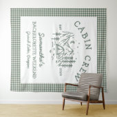 キャンプ・バチェロレッテ・ウィークエンド 山 タペストリー (インサイチュ(横))