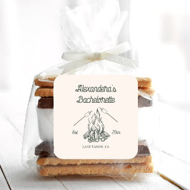 キャンプ・バチェロレッテ・パーティー スクエアシール