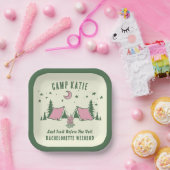 キャンプ・バチェロレッテ・パーティー ペーパープレート (パーティー)