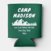 キャンプ・バチェロレッテ・パーティー・マウンテン・キャンピング・ハイキング 缶クーラー (正面)