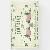 キャンプ・バチェロレッテ・パーティー 横断幕 (縦)