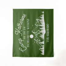 キャンプ・バチェロレッテ・マウンテン・グランピング・ウィークエンド・パーティー