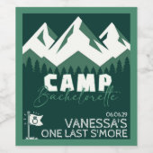 キャンプ・バチェロレッテ ワインラベル (シングルラベル)