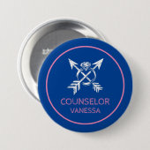 キャンプ・バチェロレッテ 缶バッジ (正面&裏面)