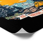 キャンプ バッチ ブライド スクワッド 2025 レトロ キャンピング ブライズ ポスター (角)