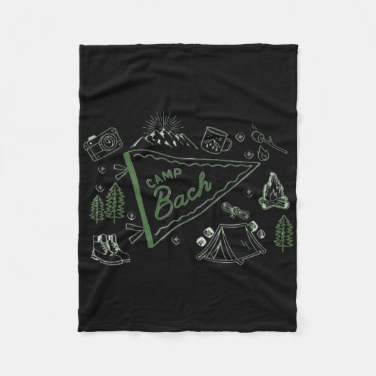 キャンプ バッハ アドベンチャー キャンピング ブライズ パーティー ザ フリースブランケット (正面)