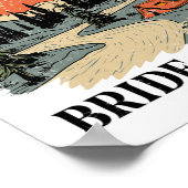 キャンプ バッハ 花嫁隊 ハイキング キャンピング ブライズゲット  ポスター (角)