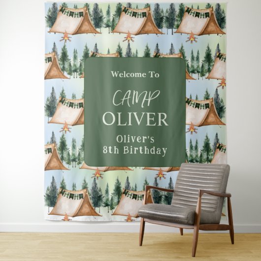 キャンプ ファイヤー キャンプファイヤー マシュマロ 焚き火 外 誕生日 タペストリー (インサイチュ)