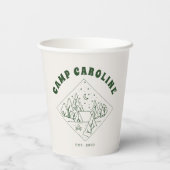 キャンプ ブライズパーティー カスタム 紙コップ (裏面)