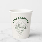 キャンプ ブライズパーティー カスタム 紙コップ (正面)