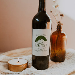 キャンプ ブライズパーティー 専用ラベル ワインラベル