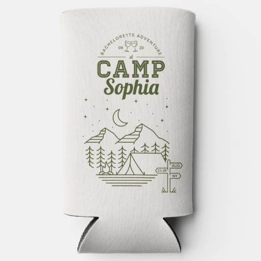 キャンプ ブライズパーティー 缶クーラー スリム缶クーラー (正面)