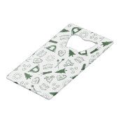 キャンプ ブライズ アリー グリーン クーラー クレジットカード栓抜き (正面アングル)