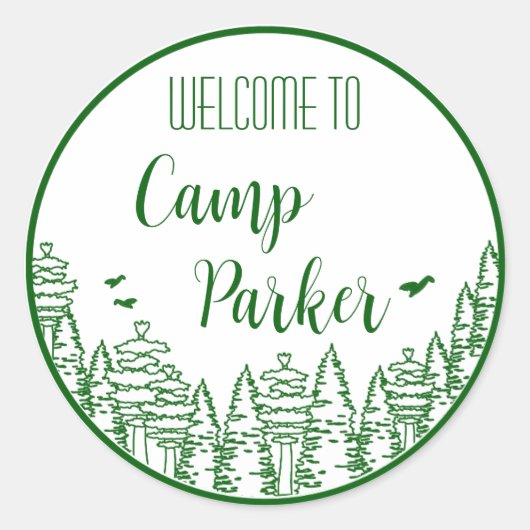 キャンプ ブライズ バチェロレッテ パーティー ステッカー (正面)