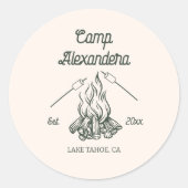 キャンプ ブライズ  ラウンドシール (正面)