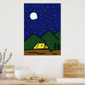 キャンプ ポスター (キッチン)