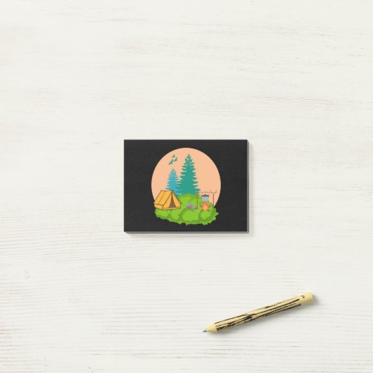 キャンプ ポストイット (デスク上)