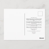 キャンプ ポストカード (裏面)