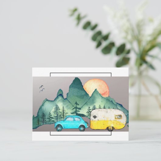 キャンプ ポストカード (スタンド正面)