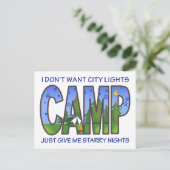 キャンプ ポストカード (スタンド正面)