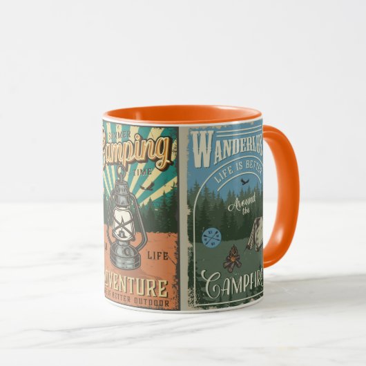 キャンプ マグカップ (正面右)