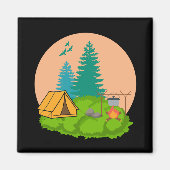 キャンプ マグネット (正面)