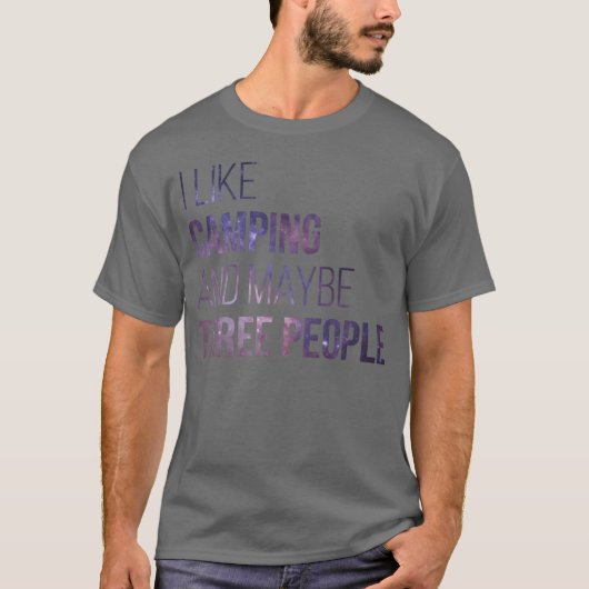 キャンプ ユーモア 家族 Tシャツ (正面)