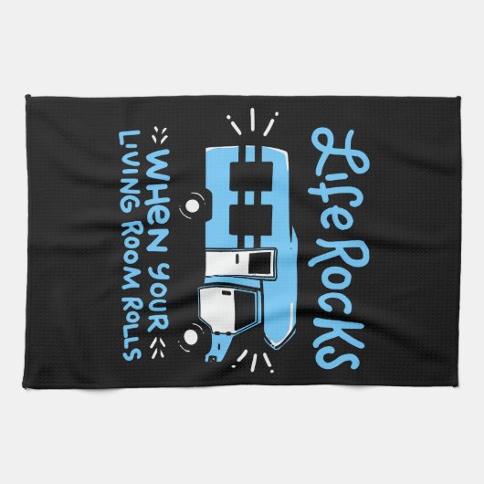 キャンプ – ライフロック キッチンタオル (横)