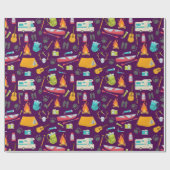 キャンプ ラッピングペーパー (フラット)