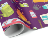 キャンプ ラッピングペーパー (ロールコーナー)