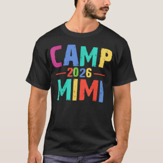 キャンプ ヴィンテージ ミミ 2026 おばあちゃんキャンプ キャンピング Tシャツ