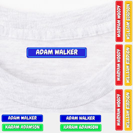 キャンプ、学校、保育園の防水名ラベル ラベル