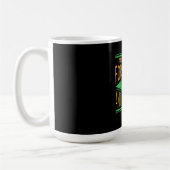 キャンプ – 森へ私はキャンプに行おもしろいく コーヒーマグカップ (左)