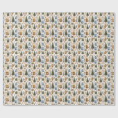 キャンプ, 森, 屋外, 自然 ラッピングペーパー (フラット)