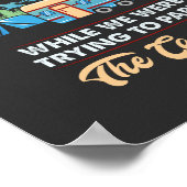 キャンプ – 申し訳なく思う ポスター (角)