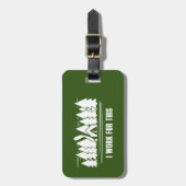 キャンプ、私はこれに取り組む ラゲッジタグ (正面縦)