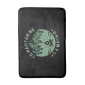 キャンプ – 私はキャンプをしたい バスマット (正面縦)