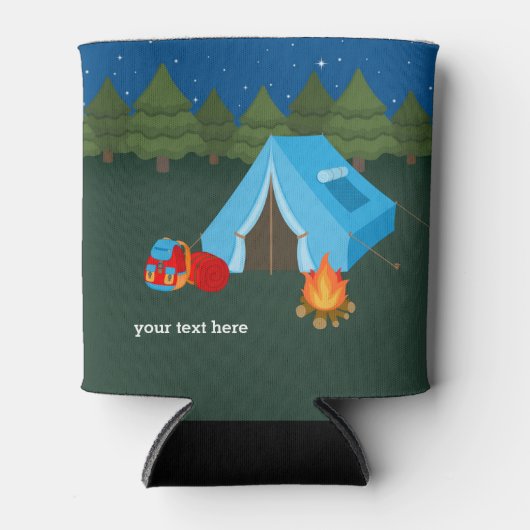 キャンプ 缶クーラー (正面)