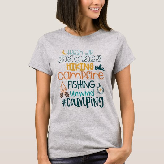 キャンプ Tシャツ (正面)