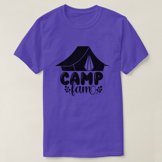 キャンプfam01 tシャツ (デザイン正面)