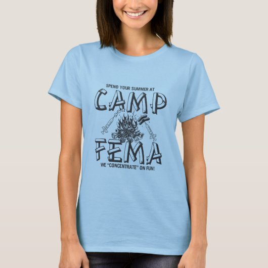 キャンプFEMA Tシャツ (正面)