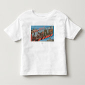 キャンプFloyd、ユタ-大きい手紙場面 トドラーTシャツ (正面)