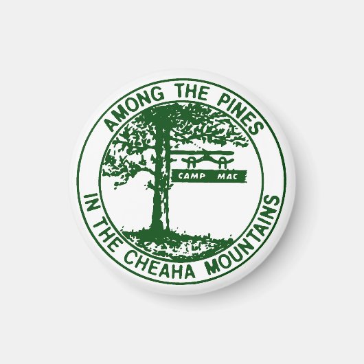 キャンプMacマグネット（キャンプロゴ） マグネット (正面)