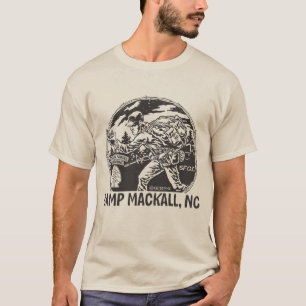 「キャンプMackall」の-長いタブ-前部 Tシャツ